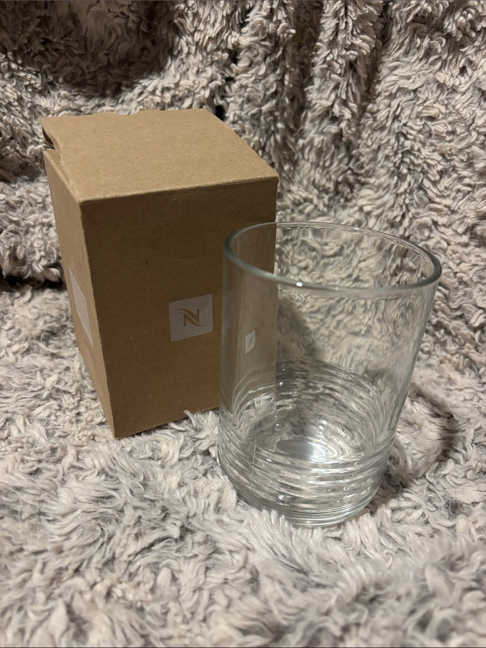 Nespresso Barista Recipe (small) Clear Glass Tumbler - Transparent